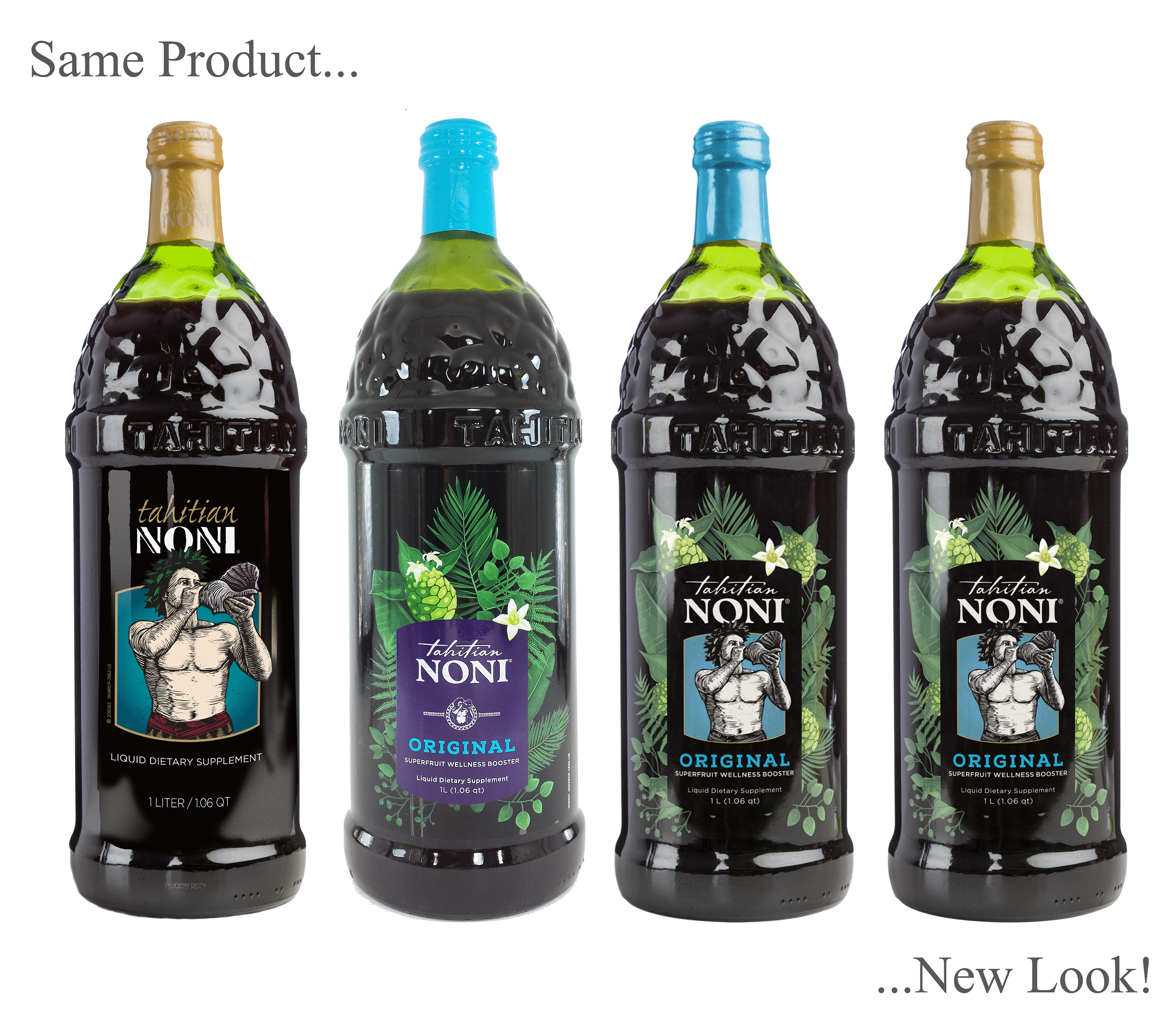 The Original Authentic TAHITIAN NONI® Juice by Morinda (Single 1 Liter Bottle) - 34 fl oz