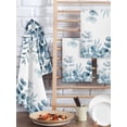 thumbnail image 2 of Blue Green Eucalyptus Leaves Kitchen Dish Towels for Drying Dishes Set of 2, Spring Summer Botanical Waffle Weave Microfiber Hand Tea Bathroom Towels Quick Dry & Absorbent Towel 15.7x23.6, 2 of 7