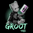 thumbnail image 2 of Boys' Husky Marvel Guardians of Galaxy Vol. 2 Groot Mix Tape  Graphic Tee Black Medium, 2 of 3
