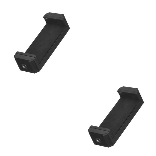 Soporte para teléfono Matsuzay Agarre fácilmente Trípodes Adaptador Selfie Stick Mini trípode Accesorios de cámara flexibles Clip Negro 2Conjunto