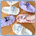 thumbnail image 2 of Sanrio-Zapatillas de Hello Kitty Cinnamoroll Kuromi para mujer, zapatillas de interior Kawaii, Comzy, zapatillas planas de Casa antideslizantes, 2 of 7