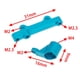 thumbnail image 2 of Accesorios para coche RC 2WD, montaje de aleación de aluminio, piezas de soporte de amortiguador trasero DIY Consumibles de dirección, 2 of 9