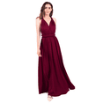 thumbnail image 3 of IBTOM CASTLE Women Transformer Evening Dress Maxi Cocktail Wrap Convertible Multi Way Floor Long Formal Gown M Wine Red, 3 of 8