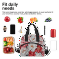 thumbnail image 6 of Herdesigns Flower Lunch Bag for Men Women Adults Floral Insulated Lunch Box Leakproof Cooler Tote Bag Organizer with Adjustable Shoulder Strap, 6 of 6