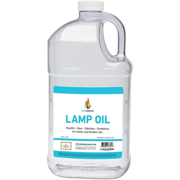 Liquid Paraffin Lamp Oil 1 Gallon Smokeless, Odorless, Ultra Clean