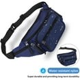 thumbnail image 4 of Procase Waist Bag Hip Pack for Travel Hiking Running Outdoor Sports Fanny Pack, Navy, 4 of 6