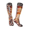 thumbnail image 4 of Bingfone Compression Socks For Women And Men Long Socks For Running Athletic Cycling Nurse-Hand Drawn Vintage Coffee, 4 of 9