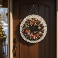 thumbnail image 5 of 2026 New Christmas Pearl Art DIY Diamond Painting Hanging Suncatcher Ornament Double-sided Santa Christmas Diamond Art Suncatcher Kits Handmade Holiday Rhinestone Gem Craft Wall Window Decor(C), 5 of 6