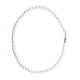 thumbnail image 2 of White   Jewelry Imitation Pearl Necklace w Metal Clasp, 2 of 5