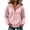 08#Pink, variant on Zip Up Hoodies Womens Oversized Soft Comfy Layering Athletic Sweatshirts with Pockets Casual Track Jacket Drawstring Long Sleeve Sweatshirt