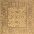 thumbnail image 1 of Ahgly Company Indoor Square Oriental Brown Industrial Area Rugs, 7' Square, 1 of 4