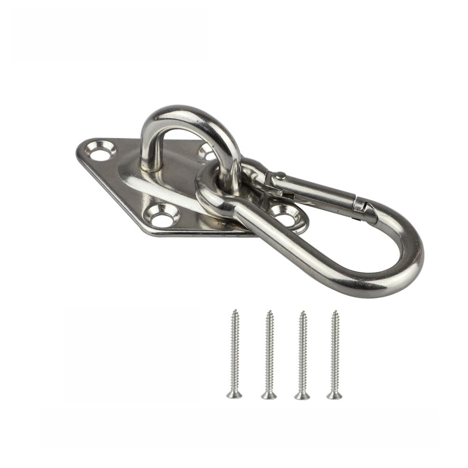 ELYFLAIR® Heavy Duty Ceiling Hook - Carabiner Hook for Hanging Chair, Punch  Bag, Swing, Hammock - High