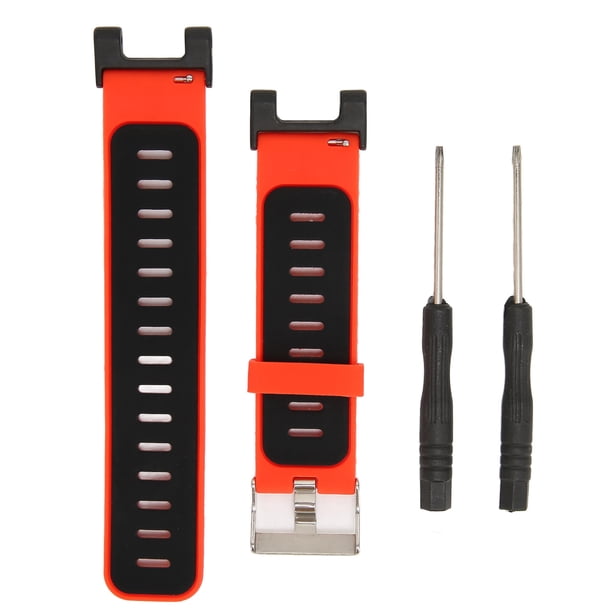 Ccdes Kafuty-1 Correa de Reloj para Amazfit T?Rex/T?Rex Pro, Correa de Pulsera de Silicona Suave, Correa de Reloj Deportivo, Detalles Perfectos, Tama?o Ajustable(Negro Rojo)