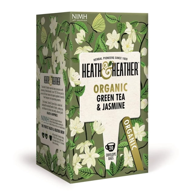 Heath Heather Organico Té Verde Organico y Jazmin 20 sobres