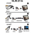 thumbnail image 5 of Cámara de vigilancia de visión nocturna gran angular HD de 800 líneas cámara de vigilancia analógica con cable Mini cámara de Audio, 5 of 5