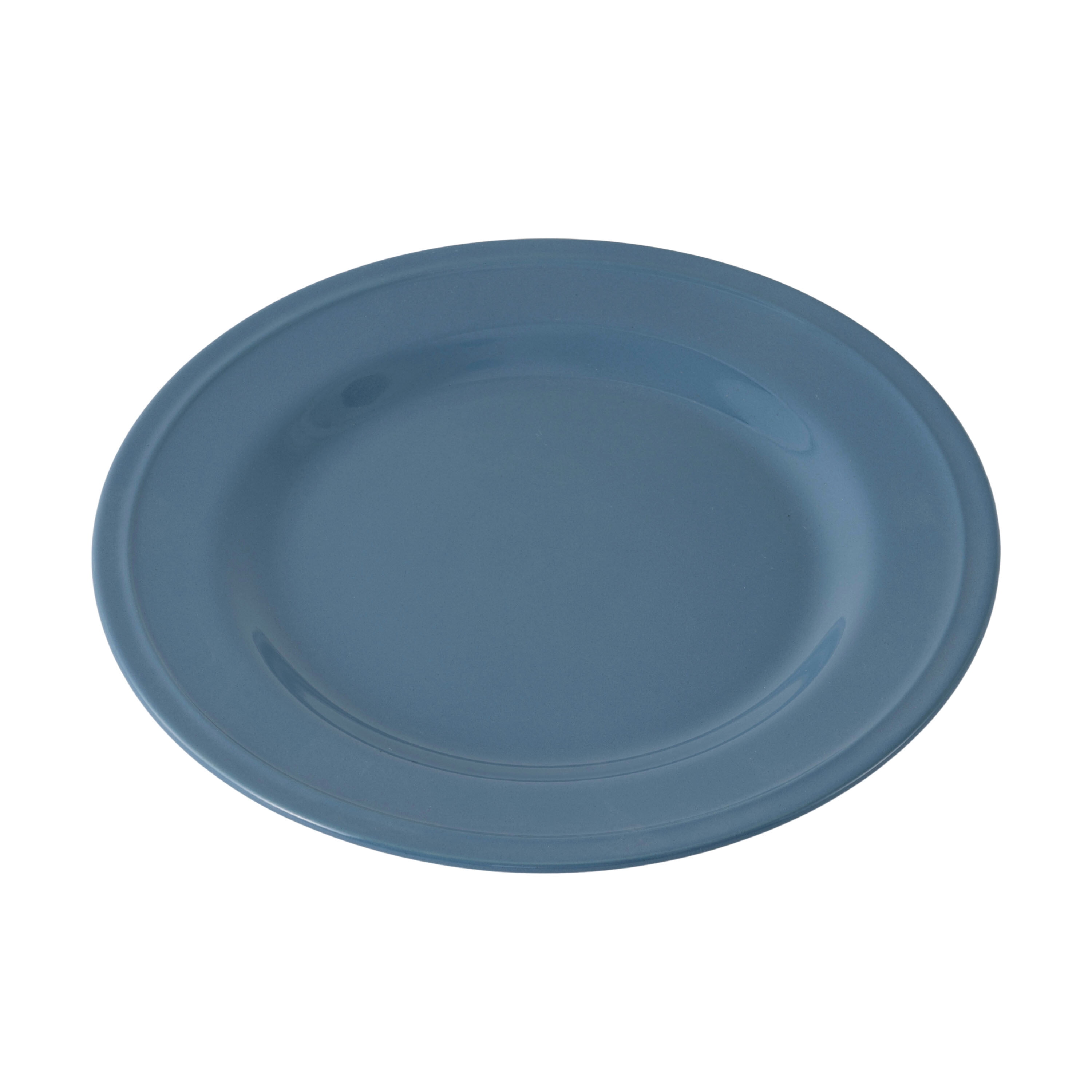 Mainstays Darby Blue Stoneware Dinner Plate, 10.39 in