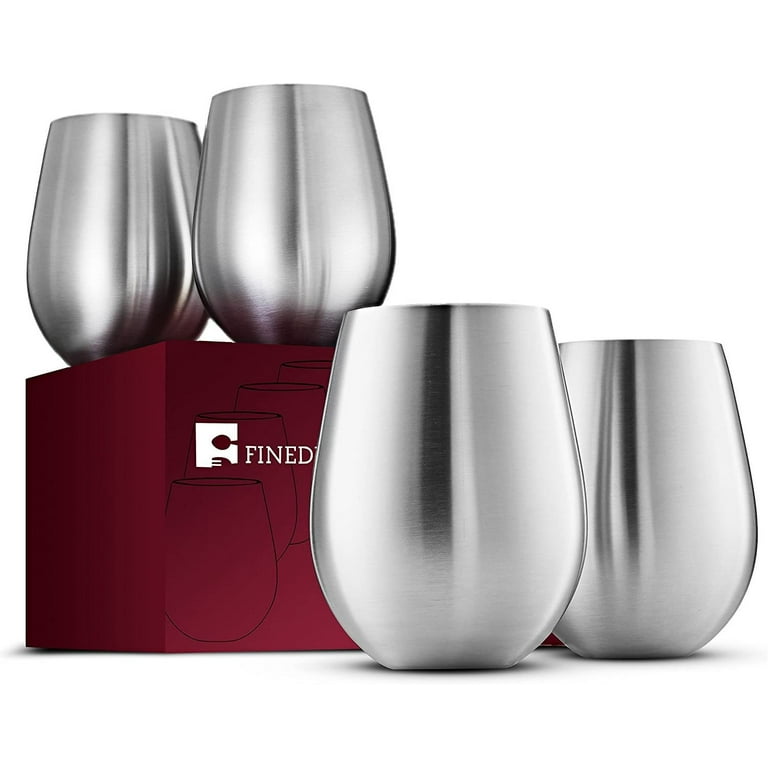Stainless Steel Wine Glass - Cute, Unbreakable Wine Glasses for