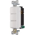 BroanNuTone P3RW ThreeRocker Switch for Bathroom Exhaust Fan, White