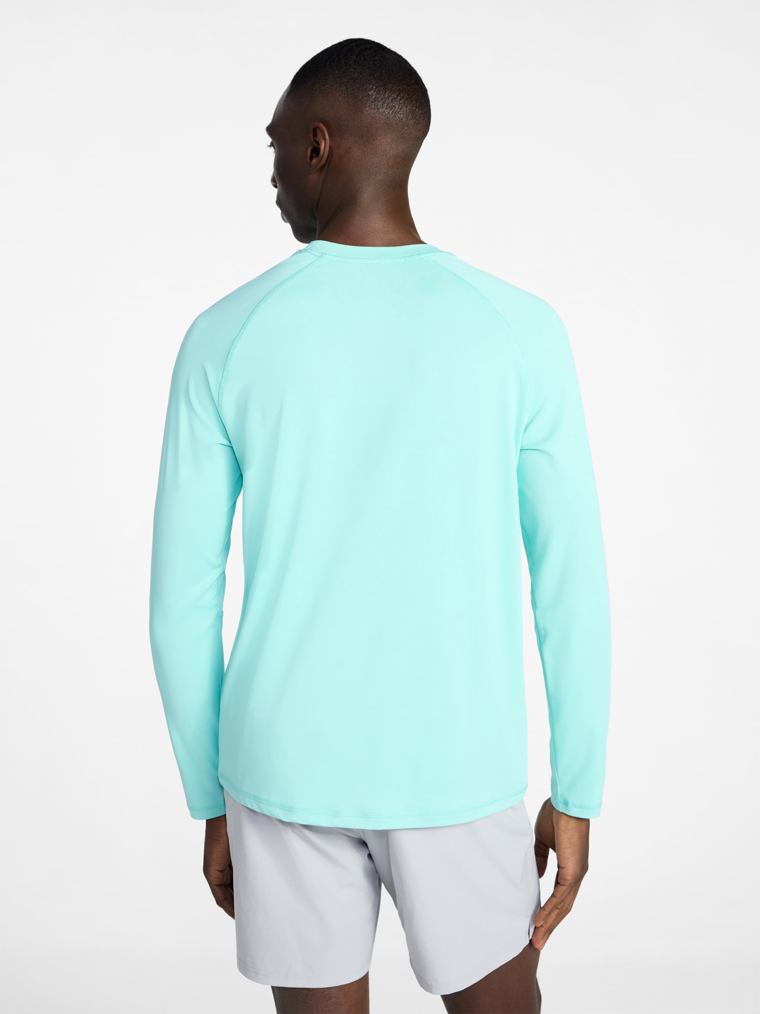 George Men's and Big Men's Rash Guard with Long Sleeves, Sizes S-3XL