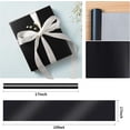 thumbnail image 2 of Black Wrapping Paper - Solid Color Matte Gift Wrapping Paper Roll Perfect for Men Women, Wedding Birthday Christmas Baby Shower Graduation Valentine's Day Father's Day Gifts - 17 inch X 120 inch, 2 of 4