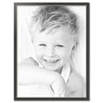 thumbnail image 2 of ArtToFrames 40x53.3 CM / 15.75x20.98 INCH Black Picture Frame, This 2.00 Inch  MDF Poster Frame is Black Velvet with Silver - 2 (CMWOM-4693), 2 of 7