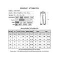 thumbnail image 2 of DYMADE Womens Multi Pockets Straight Leg Cargo Trouser Casual Work Pants, 2 of 2