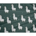 thumbnail image 4 of oneOone Polyester Lycra Teal Green Fabric Sheep Sewing Fabric By The Yard Printed Diy Clothing Sewing Supplies 56 Inch Wide, 4 of 4