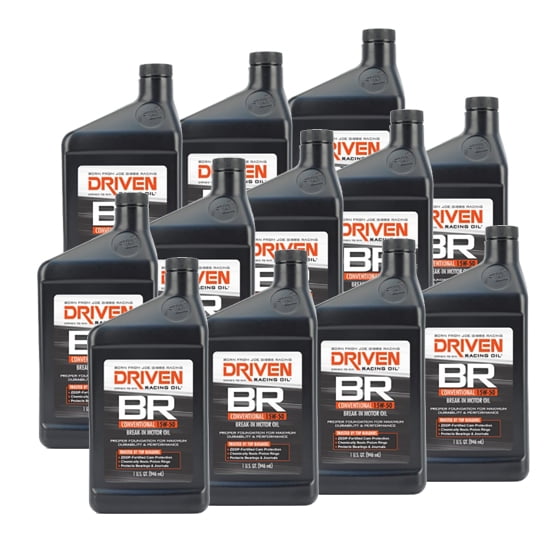 Driven Racing Oil 00107 BR Conventional 15W50 BreakIn Oil, 12 Quarts