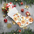 thumbnail image 5 of Coolnut Watercolor Pumpkins Christmas Stockings, Personalized Large Christmas Stocking, Cute Snowflake Stockings 18" Xmas Stocking for Xmas Decorations Xmas Gifts, 5 of 7