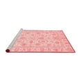 thumbnail image 2 of Ahgly Company Machine Washable Indoor Round Oriental Red Traditional Area Rugs, 5' Round, 2 of 4