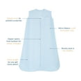 thumbnail image 4 of HALO Optics Baby SleepSack, Fleece Blue, Size Large, 4 of 5
