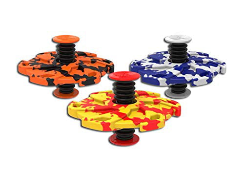Glow Star in & Outdoor Toys Spinnobi Original Yard Games for Boy Toys and Girls Toys The Bouncing Kids Toys 2 Pack Cool Fidget Spinners