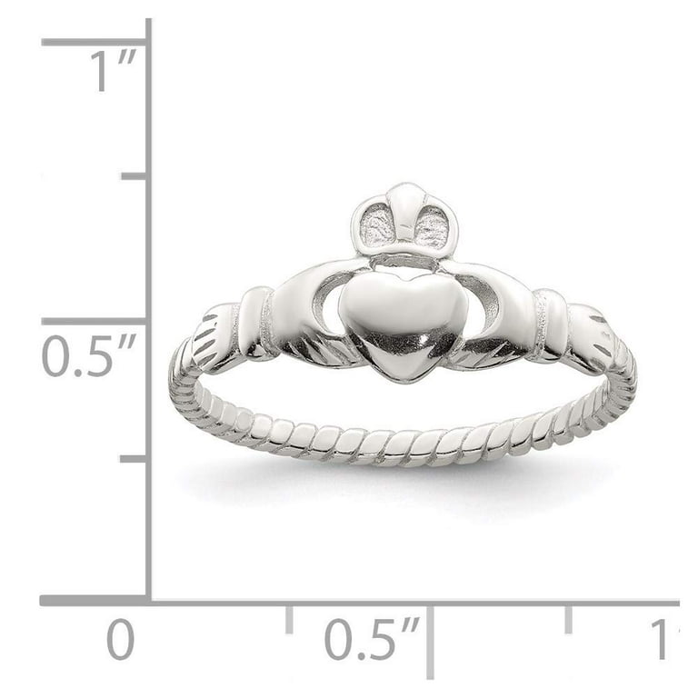925 Sterling Silver Ring Size 8 - Walmart.com