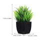thumbnail image 4 of GOOHOCHY 4 plantas falsas en maceta negra, mini eucalipto artificial, pequeñas plantas de césped artificial, plantas verdes en maceta para interior, hogar, oficina, granja, baño, decoración de mesa., 4 of 8