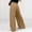 Khaki, variant on Fsahion Plus Size Casual Sweatpants for Womens High Waist Solid Color Drawstring Zipper Casual Lace Up Straight Leg Wide Leg Pants Up to 65% off!