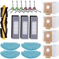 thumbnail image 1 of Paquete de 18 accesorios de repuesto para aspiradora robot Ecovacs Deebot Ozmo T8 / T8 AIVI / T8 MAX / N8 Pro / N8 Pro+ / N8 Pro Plus, apto para Yeedi Vac/Yeedi Vac Max/Yeedi Vac Station brillar Electrónica, 1 of 5