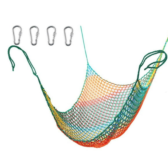 bedienty Colorful Mesh Climbing Cargo Net Choice For Safe Jungle Gym Climbing Experience Nylon Safe Net Is