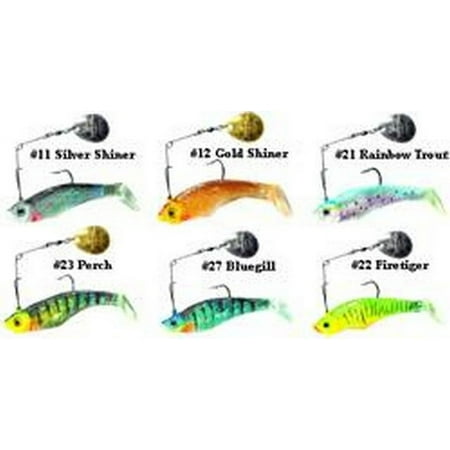 Northland Fishing Tackle Mimic Minnow 2 1/2 Spinnerbait Fishing Lure for Crappies Perch & Walleye