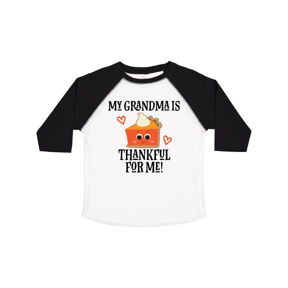 Inktastic Thanksgiving Grandma Thankful for Me Baby Boys or Girls Toddler T-Shirt