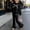 Black, variant on Laipiong Girls 2 Piece Outfits Clothes Bow Printed Long Sleeve Round Neck Top with Flare Pants Casual Trendy Comfy Classic Fit Loungewear