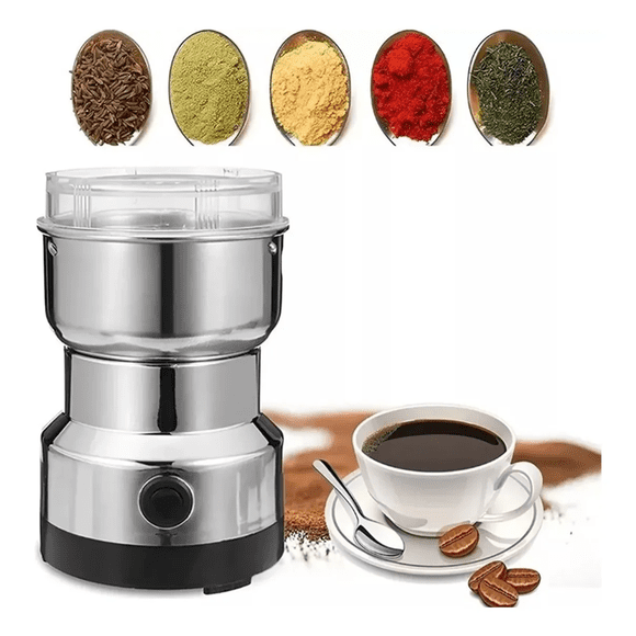 Molino Pulverizador Electrico Granos Café Hierbas Especias Xtellar gris
