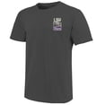 thumbnail image 2 of Men's  Graphite LSU Tigers Comfort Colors Minimalist Distressed Vista T-Shirt, 2 of 3