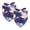 Multicolor, variant on PhooArto Cow Print Sunflowers Patterns Dog Bandanas, 2 Pack Soft Washable Pet Scarf Triangle for Large Dogs Puppies and Cats