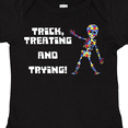 thumbnail image 4 of Inktastic Trick Treating and Trying Autism Awareness with Zombie Boys or Girls Baby Bodysuit, 4 of 5