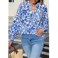 thumbnail image 6 of PRETTYGARDEN Women's Boho Floral Blouses Dressy Casual, 6 of 6