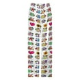 thumbnail image 5 of Whole Alphabet Abc Monogram Hand Drawn Colorful Women's Pajamas Pajama Pants Women's Sleepwear Lounge Sleep Bottoms Stretch with Pockets, 5 of 7