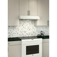 thumbnail image 2 of Broan Sahale 30-Inch Convertible Under-Cabinet Range Hood, 250 CFM, White, 2 of 5