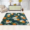 thumbnail image 2 of Yayeee Area Rugs for Living Room 6.7'x4.8' Non Slip Washable Bedroom Floor Carpet, Orange Fruit, 2 of 5