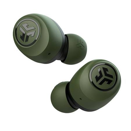 JLab Audio Go Air True Wireless Earbuds +Charging Case | Army Green | Dual Connect | IP44 Sweat Resistance | Bluetooth 5.0 Connection | 3 EQ Sound Settings: JLab Signature, Balanced, Bass Boost