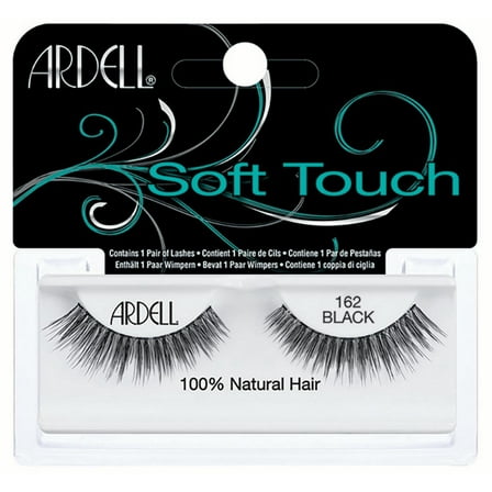Ardell Soft Touch False Eyelashes, Black, 162, 1 Pair